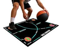 Tappetino da allenamento da basket - Tappetino per esercizi da calcio | Tappetini per esercizi di pallacanestro | Sviluppo delle abilità Bambini Giovani Giocatori Scuola Palestra Campo