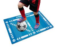 Tappetino da allenamento da calcio, 120 x 80 cm, blu, antiscivolo, per il controllo della palla, per principianti ed esperti, maggiore forza e mobilità (azzurro, 120 x 80 cm)