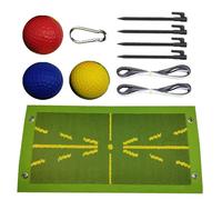 Tappetino da allenamento da golf con rilevamento della pista di oscillazione - tappetino per esercizi di golf - tappetino portatile per analisi della pista di volano, accessori da golf per interni ed