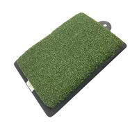 Tappetino da allenamento da golf, tappetino da allenamento in artificiale con base in gomma antiscivolo, tappetino portatile da 47 x 30 cm, per campi guida interni, cortile, esterni, uomini e