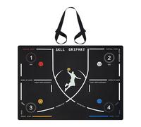 Tappetino da allenamento Dribbling - Tavola da basket portatile e silenziosa, base per esercizi per il controllo del salto | Esercizi di mobilità per lo sviluppo del passo, uso di routine per