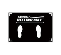 Tappetino da allenamento for la posizione del battitore di softball T-Ball con dita dei piedi rivolte verso il cuscino da baseball for l'allenamento del lancio dello swing per baseball, softball