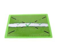 Tappetino da Allenamento Golf Feedback Percorso Swing Verde | Pratica Silenziosa, Simulazione Realistica, Portatile, Plastica Sbr, Uso Interno Esterno, 15x9, 5 Pollici