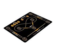 Tappetino da allenamento - Hockey Pad | Soccer Dribbling Board for Ball Control and Stickhandling, Quiet Non-Slip Diatom Mud Equipment, Portable Skills Trainer for Athletes Adults & Beginners
