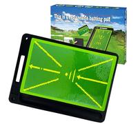 Tappetino da allenamento per altalena da golf, base in gomma antiscivolo per analisi del percorso di oscillazione, uso interno ed esterno, per principianti, adulti e bambini