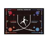 Tappetino da allenamento per basket | Attrezzatura per l'allenamento per il dribbling del basket Velvet Silent | Tappetino da baskets silenzioso e ammortizzante per tutte le età