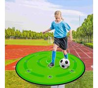 Tappetino da allenamento per calcio, con 13 luci di reazione e 7 modalità per esercitare la padronanza della palla e l'agilità