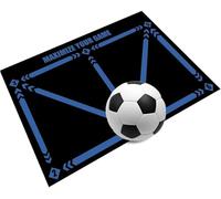 Tappetino da allenamento per calcio, sistema antiscivolo per il controllo della palla, ideale per bambini e adulti, perfetto per migliorare la tecnica del passo e il ritmo