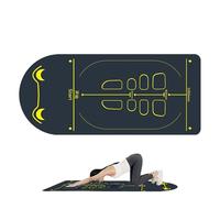 Tappetino da allenamento per ginnastica e allenamenti, imbottitura spessa e antiscivolo, per esercizi addominali, pilates, per il salto della corda, per il fitness a casa