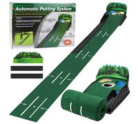 Tappetino da allenamento per golf con feltro, 3 buche, 175cm
