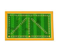 Tappetino da allenamento per passi di calcio - tappetino da calcio silenzioso e antiscivolo, tappetino per il passo per la pratica del dribbling, attrezzatura per l'allenamento di calcio per la