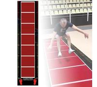 Tappetino da allenamento per salti lunghi - Superficie in moquette resistente per uso esterno e interno, ideale per stadi e palestre