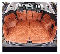 Tappetino da Bagagliaio Car Boot Mat Posteriore Trunk Cargo Floor Moquette Vassoio Protector Accessori Interni Stuoie Per Volvo XC90 2015-Presente Rear Boot Mats(Marrone)