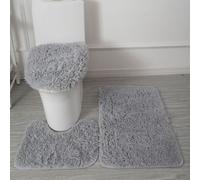 Tappetino Da Bagno 3 Pezzi Contour Tappeto Copriwater Set Da Bagno Completo ☆