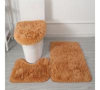 Tappetino Da Bagno 3 Pezzi Contour Tappeto Copriwater Set Da Bagno Completo ☆