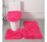 Tappetino Da Bagno 3 Pezzi Contour Tappeto Copriwater Set Da Bagno Completo ☆