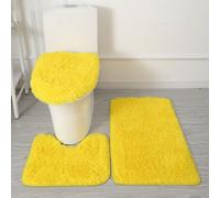 Tappetino Da Bagno 3 Pezzi Contour Tappeto Copriwater Set Da Bagno Completo ☆