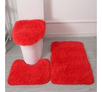 Tappetino Da Bagno 3 Pezzi Contour Tappeto Copriwater Set Da Bagno Completo ☆