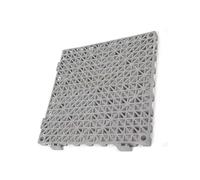 Tappetino da Bagno ad Incastro Spesso 1,6 cm, Cuscino modulare for Tappetino da Bagno con giunzioni in PVC, for Zona Doccia, terrazza della Piscina e autolavaggio(Gray,4_30X30X1.6CM)