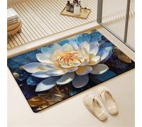 Tappetino da Bagno Antiscivolo 70x120cm Super Assorbente, Asciugatura Rapida, Sottile, Lavabile, Facile da Pulire, Gomma, Tappeti Tappeto Bagno per Zerbino Ingresso, Cucina, Door Mat Simple 5-678