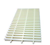 Tappetino da bagno antiscivolo, griglia di scarico Griglia Scarico Piscina in Plastica ABS Bone 18-30x100 cm Confezione da 2-10 pz(20x 100cm,4pcs)