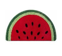 Tappetino da bagno antiscivolo, in microfibra a forma di anguria, assorbe rapidamente, facile da pulire. Decorazione a tema frutta per un'at