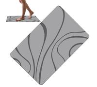 Tappetino Da Bagno Antiscivolo - Poliestere | Tappeto Da Bagno | Copertura Per Pavimento Morbida E Assorbente Per Un Passo Sicuro, Un Comfort Di Asciugatura Rapida E Una Protezione Pulita Ed Elegante