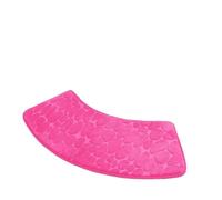 Tappetino da bagno Bathroom Mat Curve Foot Pebble Emboss Carpet Curved Bath Non-slip Absorbent Floor Toilet Shower per pavimenti(Rose Pink,30cmx100cm)