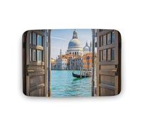 Tappetino da bagno con città acquatica, antiscivolo, assorbente, resistente allo sporco, resistente, lavabile, per decorare la casa, 50 x 80 cm