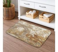 Tappetino da bagno con dragone fantasy ad asciugatura rapida, tappetino da doccia assorbente, antiscivolo, in flanella medievale, lavabile, decorativo, 40,6 x 61 cm