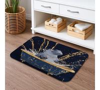 Tappetino da bagno con ippopotamo nella vasca da bagno dal design divertente, simpatico animale giocoso, stile contemporaneo, assorbente, antiscivolo, per decorazione del bagno, 50 x 81 cm