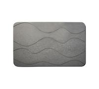 Tappetino da bagno di terra diatomaceo-tappeto di assorbimento d'acqua ad asciugatura rapida, cuscinetto geometrico anti-slittamento, tappetino da bagno anti-calamo