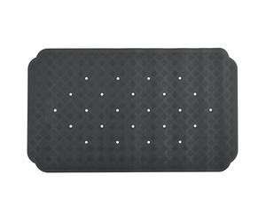 Tappetino da Bagno in Gomma Spirella Ruby 70x40cm Grigio Scuro