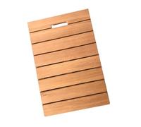 Tappetino da bagno in legno naturale per doccia, tappetino da bagno in bambù antiscivolo, tappetino impermeabile in legno massello, tappetino da doccia in legno, tappetini multiuso per vasca da bagno
