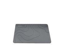 Tappetino Da Bagno In Pietra - Tappeto Da Doccia Ad Asciugatura Rapida In Fango Diatomea, Tappetino Da Ingresso Morbido E Super Assorbente Per Il Bagno),Dark Gray-1 x 1 cm (Rectangular)