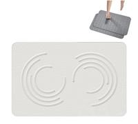 Tappetino da bagno in terra di diatomee, ad asciugatura rapida, assorbente, antiscivolo, design di lusso, per bagno, cucina, soggiorno, WC, ecologico, morbido e durevole