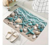 Tappetino da bagno lavabile in diatomite per pavimento del bagno, assorbe l'acqua rapidamente e si asciuga in breve tempo con supporto stabile (80 x 120 cm 5)