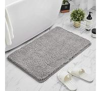 Tappetino da bagno morbido antiscivolo per bagno e vasca da bagno, tappetino da doccia in microfibra, lavabile in lavatrice, 40 x 60 cm