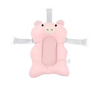 Tappetino da Bagno per Bambini, Cuscino di Supporto per Bagnetto per Bambini Cuscino da Bagno Morbido e Sicuro per Doccia Infantile (Rosa)