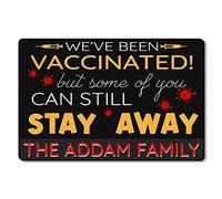 Tappetino da Bagno Personalized We Have Been Vaccinated But Some of You Can Still Stay Away Zerbini Antiscivolo Tappeti Resistente Tappeto Ingresso per Camera Ufficio Balcone 40X60 CM