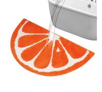 Tappetino da bagno, tappetino da bagno con limone, morbido strato assorbente, per vasca da bagno e ingresso, lavabile, decorazione per la casa