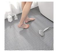 Tappetino da bagno, tappetino da pavimento in PVC ad incastro, piastrelle for pavimenti in PVC antiscivolo e senza accumulo di acqua, con foro di scarico, tappetino decorativo for il bagno, for serviz