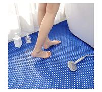 Tappetino da bagno, tappetino da pavimento in PVC ad incastro, piastrelle for pavimenti in PVC antiscivolo e senza accumulo di acqua, con foro di scarico, tappetino decorativo for il bagno, for serviz