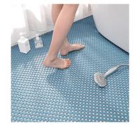 Tappetino da bagno, tappetino da pavimento in PVC ad incastro, piastrelle for pavimenti in PVC antiscivolo e senza accumulo di acqua, con foro di scarico, tappetino decorativo for il bagno, for serviz
