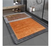Tappetino da bagno, tappetino da pavimento in PVC antiscivolo, tappetino da bagno morbido, tappetino da bagno lavabile, tappetino da bagno assorbente ad asciugatura rapida in diatomite, for vasca da b