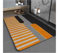 Tappetino da bagno, tappetino da pavimento in PVC antiscivolo, tappetino da bagno morbido, tappetino da bagno lavabile, tappetino da bagno assorbente ad asciugatura rapida in diatomite, for vasca da b