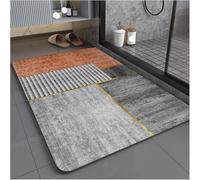 Tappetino da bagno, tappetino da pavimento in PVC antiscivolo, tappetino da bagno morbido, tappetino da bagno lavabile, tappetino da bagno assorbente ad asciugatura rapida in diatomite, for vasca da b