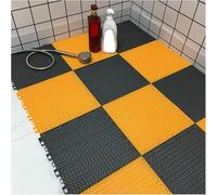 Tappetino da bagno, tappetino da pavimento in PVC for doccia, tappetini ad incastro da 14 mm, tappetino antiscivolo in PP, piastrelle quadrate for pavimenti da bagno for corridoi, balconi, piscine(Gre