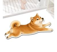 Tappetino da Bagno Tappeto Antiscivolo Morbido Lavabile A Forma Di Cane | Stuoia Per Ambienti Interni per Camera da Letto Bagno Cucina Soggiorno Balcone Corridoio e Lato della Vasca