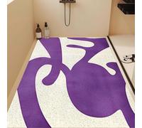 Tappetino da bagno traforato con motivo semplice, facile da pulire, adatto per l'uso domestico nel bagno doccia, tappetini antiscivolo e resistenti all'usura, 120x200 cm